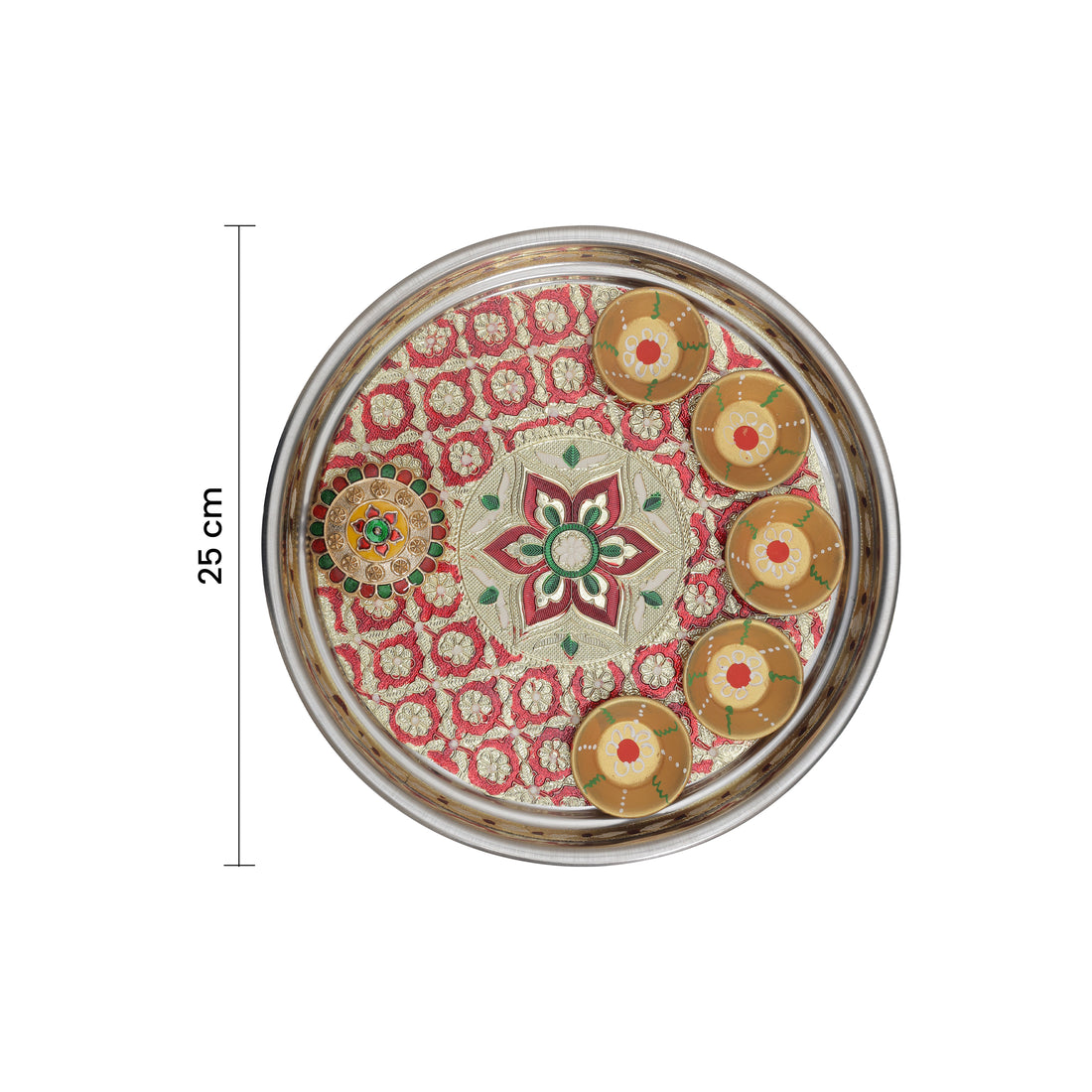 Aarti Thali - Red